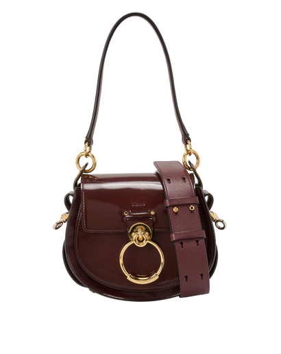 Small Tess, &pound;450, Handbags, Burgundy, Patent Leather, Front view